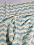 Crochet Babies and kids blanket, wave pattern, worsted wool and cotton blend